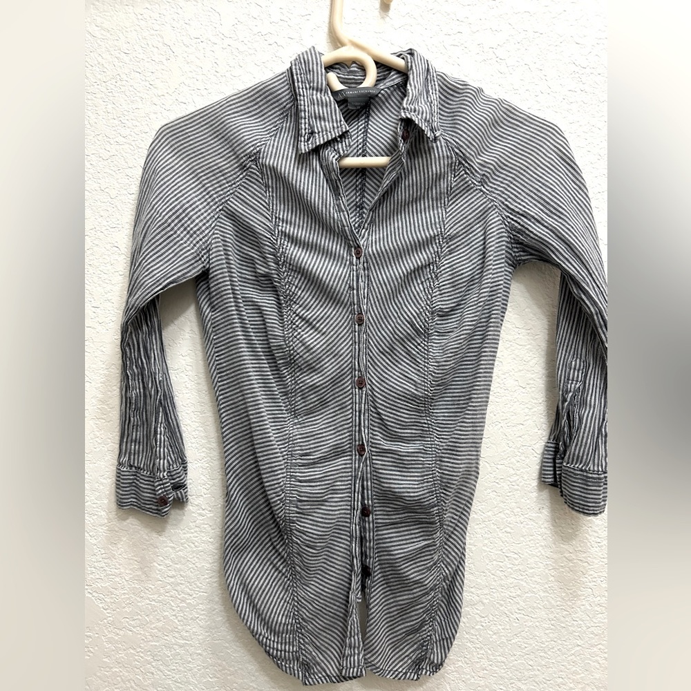 ARMANI EXCHANGE | button down shirt | XS